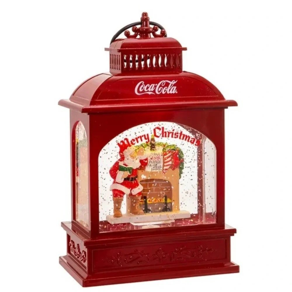 Coca-Cola Kurt S. Adler Battery LED Lantern Light-Up‎ Christmas NIB